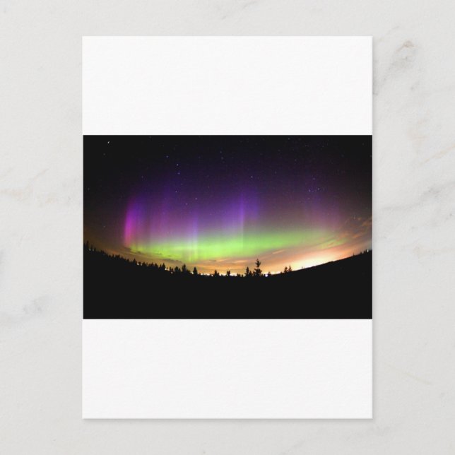 Northern Lights Postcard (Front)
