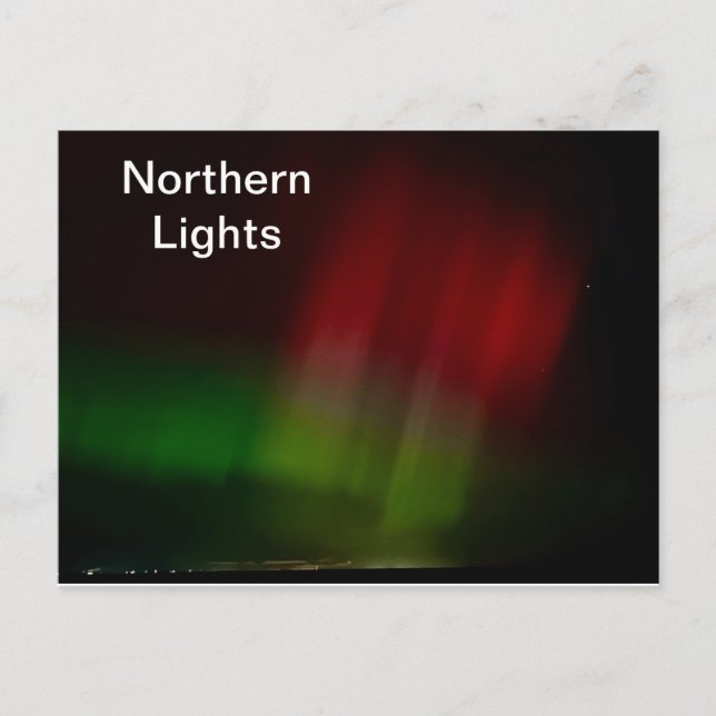 Northern Lights Postcard (Front)