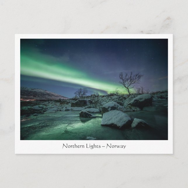Northern Lights Postcard (Front)