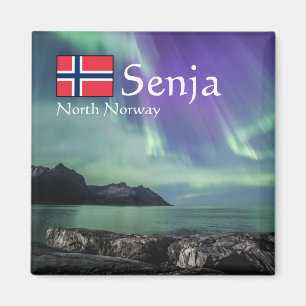 Northern Lights Senja Magnet