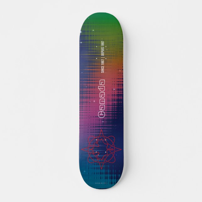 Northern Lights Skateboard (Front)