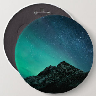 Northern Lights Sky 6 Cm Round Badge