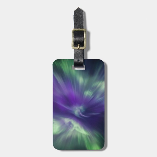 Northern Lights Sky Luggage Tag (Front Vertical)