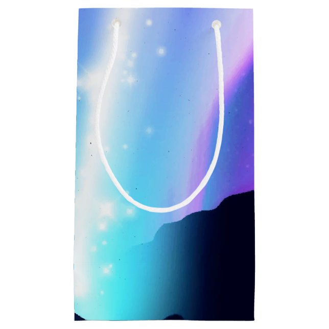 Northern Lights Small Gift Bag (Front)