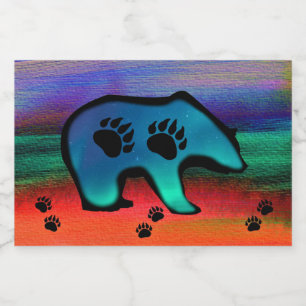 Northern Lights Spirit Bear Sparkling Wine Label