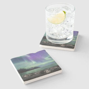 Northern Lights Stone Coaster
