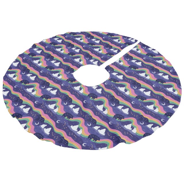 Northern Lights Tree Skirt (Angled)