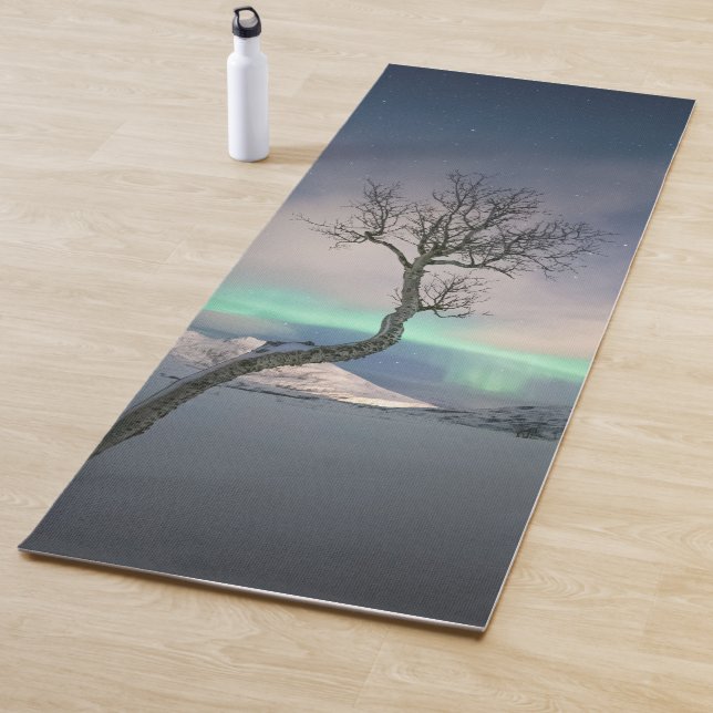Northern Lights Tree Yoga Mat (In Situ)