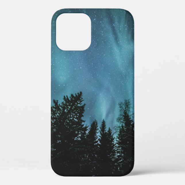 Northern Lights Trees Case-Mate iPhone Case (Back)