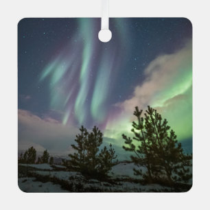 Northern Lights Trees Metal Tree Decoration