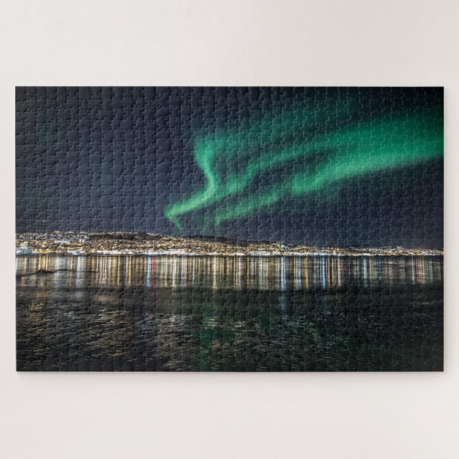 Northern Lights Tromso Jigsaw Puzzle (Horizontal)