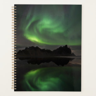 Northern Lights Vestrahorn Beach Hofn, Iceland Planner