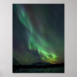 Northern Lights   Whitehorse, Yukon Poster