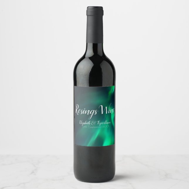 Northern Lights Wine Label (Front)