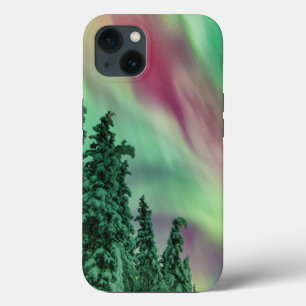 Northern Lights   Winter in Glennallen, Alaska iPhone 13 Case