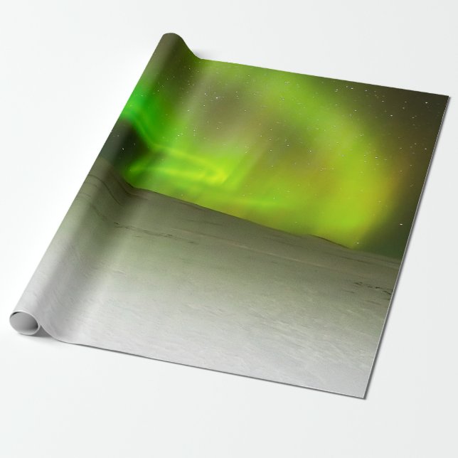 Northern Lights Wrapping Paper (Unrolled)