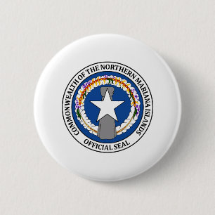 Northern Mariana Islander coat of arms 6 Cm Round Badge