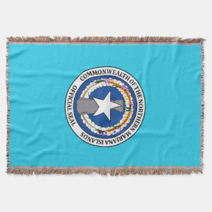 Northern Mariana Islander seal Throw Blanket