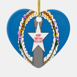 NORTHERN MARIANA ISLANDS CERAMIC TREE DECORATION