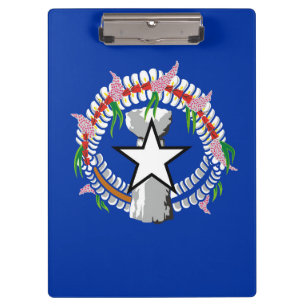 Northern Mariana Islands flag Clipboard