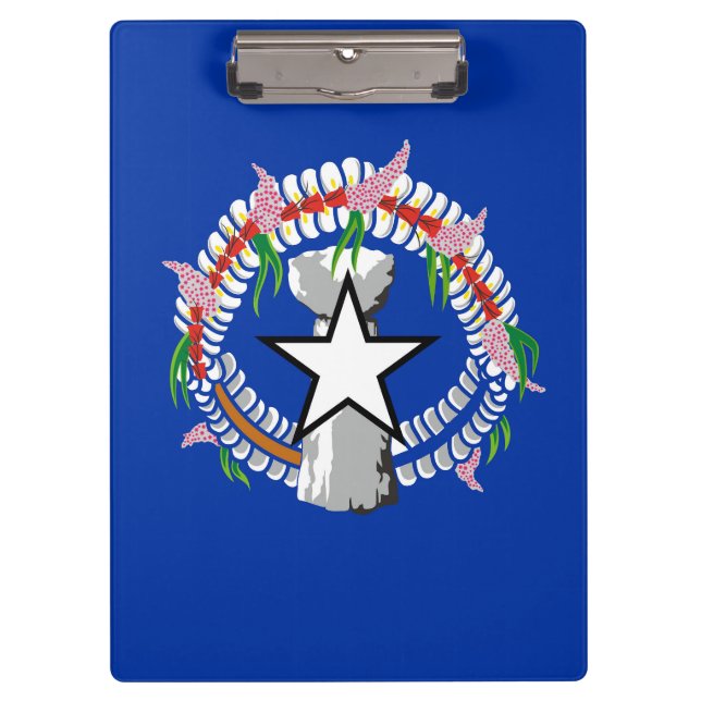 Northern Mariana Islands flag Clipboard (Front)