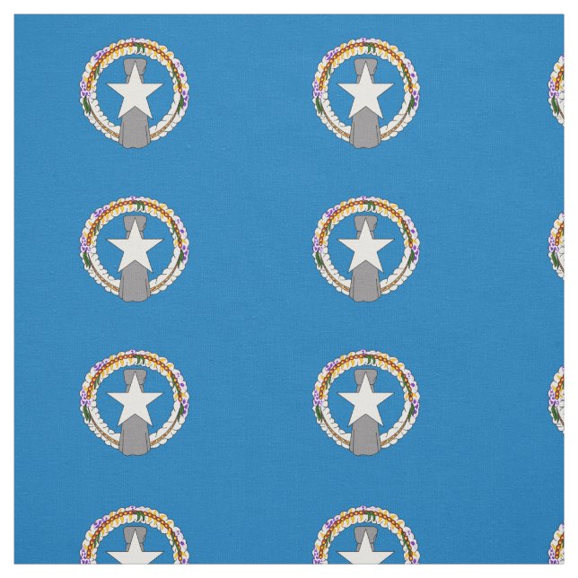 NORTHERN MARIANA ISLANDS FLAG FABRIC (Swatch)