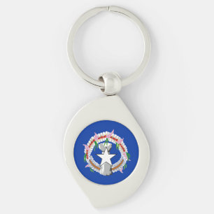 Northern Mariana Islands Flag Key Ring