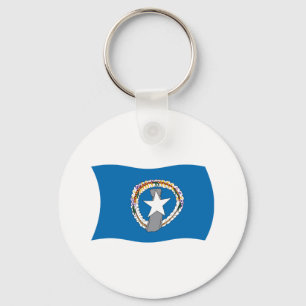 Northern Mariana Islands Flag Keychain