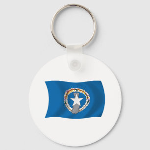 Northern Mariana Islands Flag Keychain
