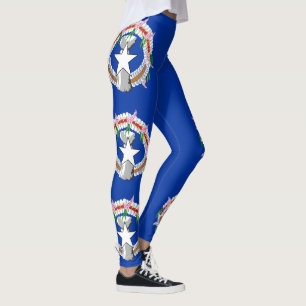 Northern Mariana Islands Flag Leggings