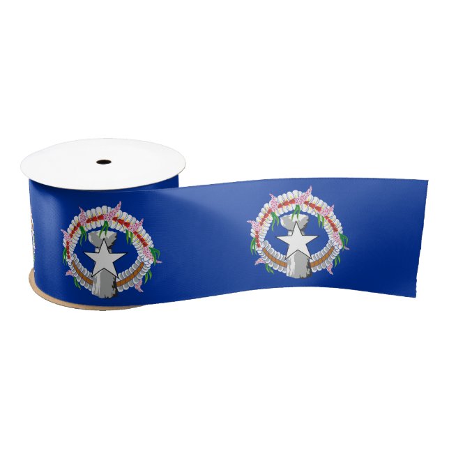 Northern Mariana Islands Flag Satin Ribbon (Spool)