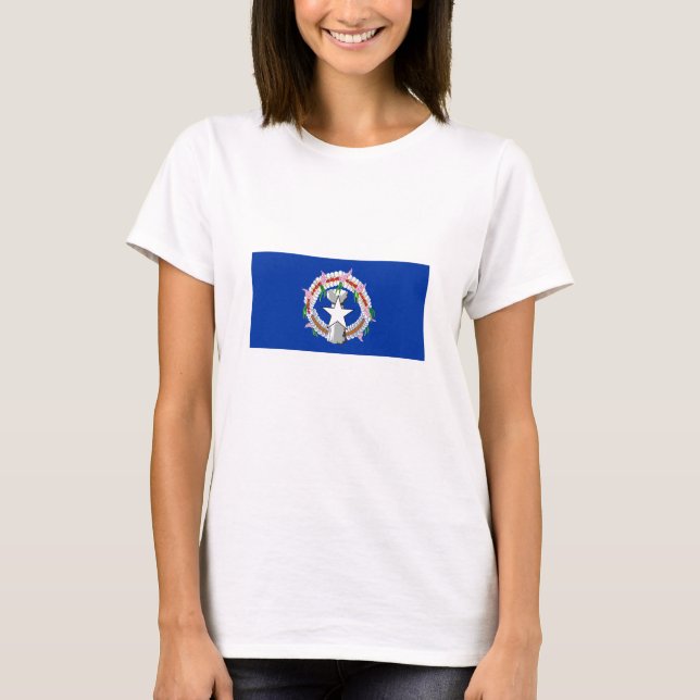Northern Mariana Islands Flag T-Shirt (Front)