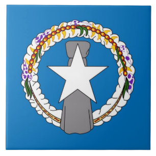 Northern Mariana Islands Flag Tile
