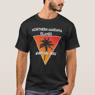 Northern Mariana Islands With Sunny Colours T-Shirt