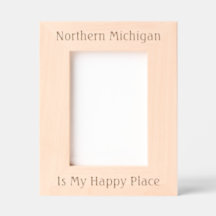 Northern Michigan - Laser Etched Frame
