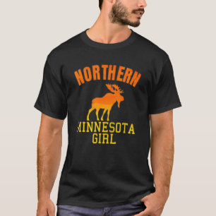 Northern Minnesota Girl Mn Moose T-Shirt