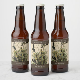 Northern Mocking Bird, Audubon's Birds of America Beer Bottle Label