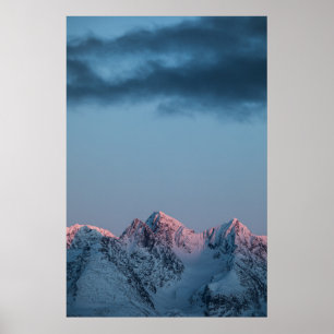 Northern Norway Mountains Poster