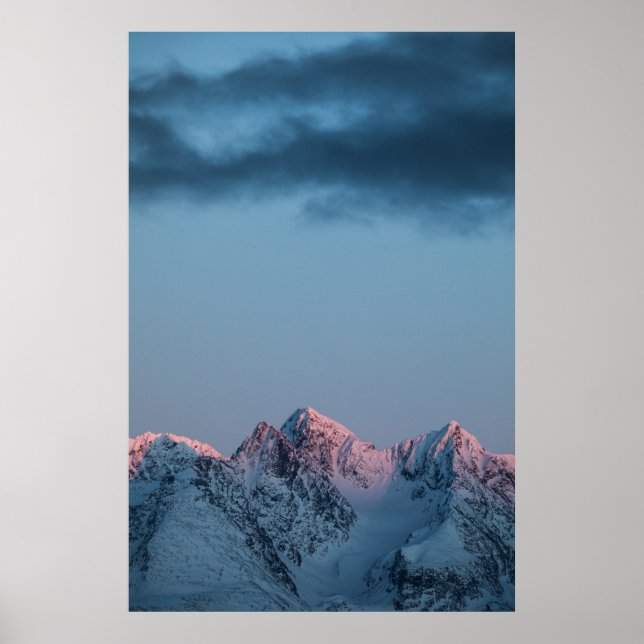 Northern Norway Mountains Poster (Front)