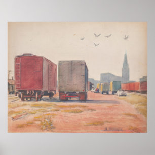 Northern Ohio Food Terminal – Kulhanek 1950 Print