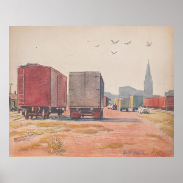 Northern Ohio Food Terminal – Kulhanek 1950 Print (Front)