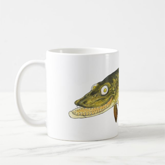 Northern Pike Coffee Mug (Left)