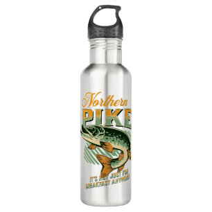 Northern Pike Fishermans Personalised 710 Ml Water Bottle
