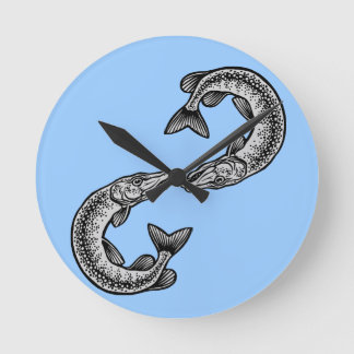 Northern pike fishing clock