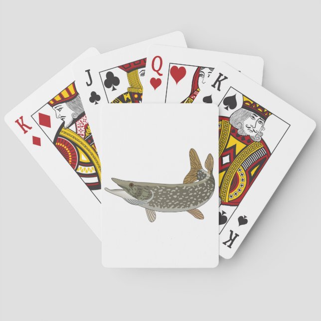 Northern Pike Playing Cards (Back)