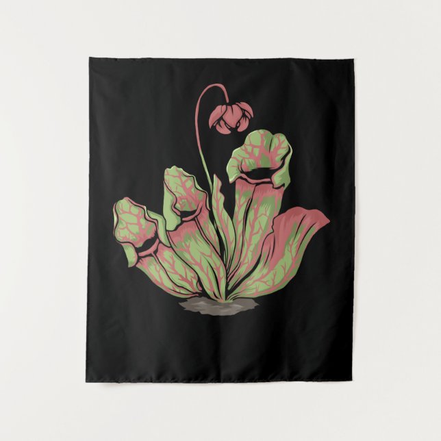 Northern Pitcher Carnivorous Plants Sarracenia Tapestry (Front)