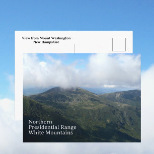 Northern Presidential Range New Hampshire Photo Postcard
