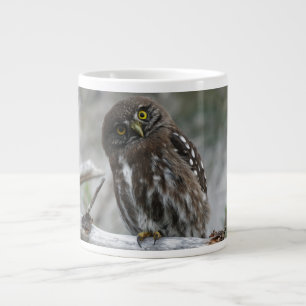 Northern Pygmy Owl  Large Coffee Mug