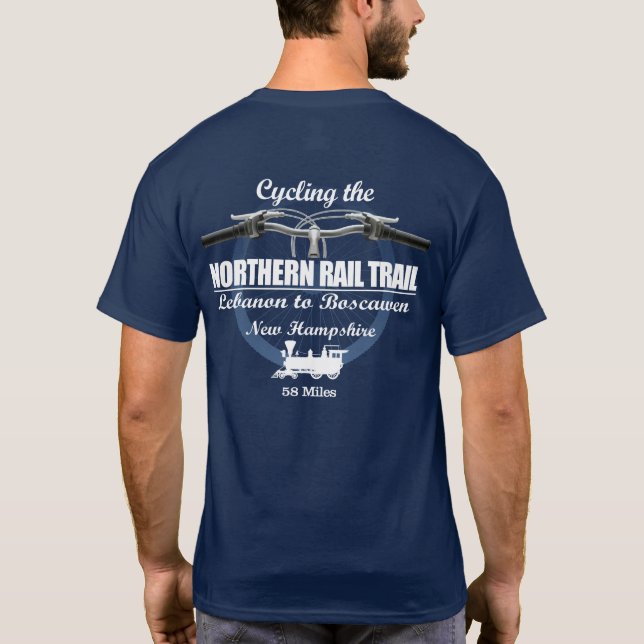 Northern Rail Trail (H2) T-Shirt (Back)