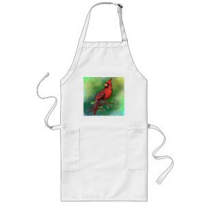 Northern Red Cardinal Bird Apron